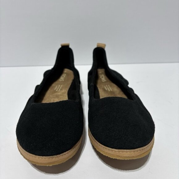 Toms Women’s Olivia Black Ballet Flats, Size 7 M - Picture 3 of 5